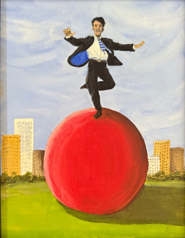 On The Ball by artist Mozelle Marks